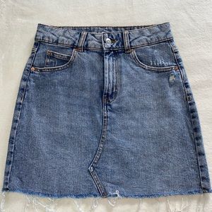 Denim Mini Skirt